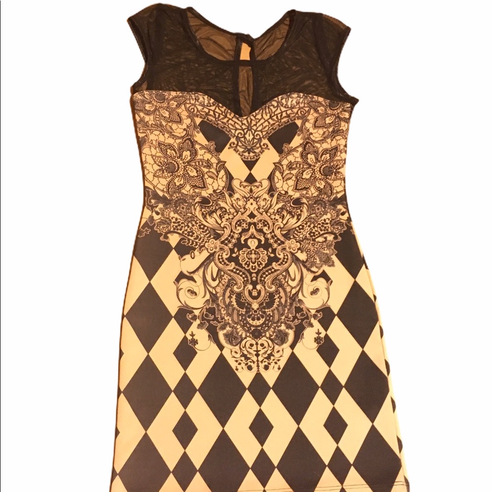 💎 Sheer top design Dress